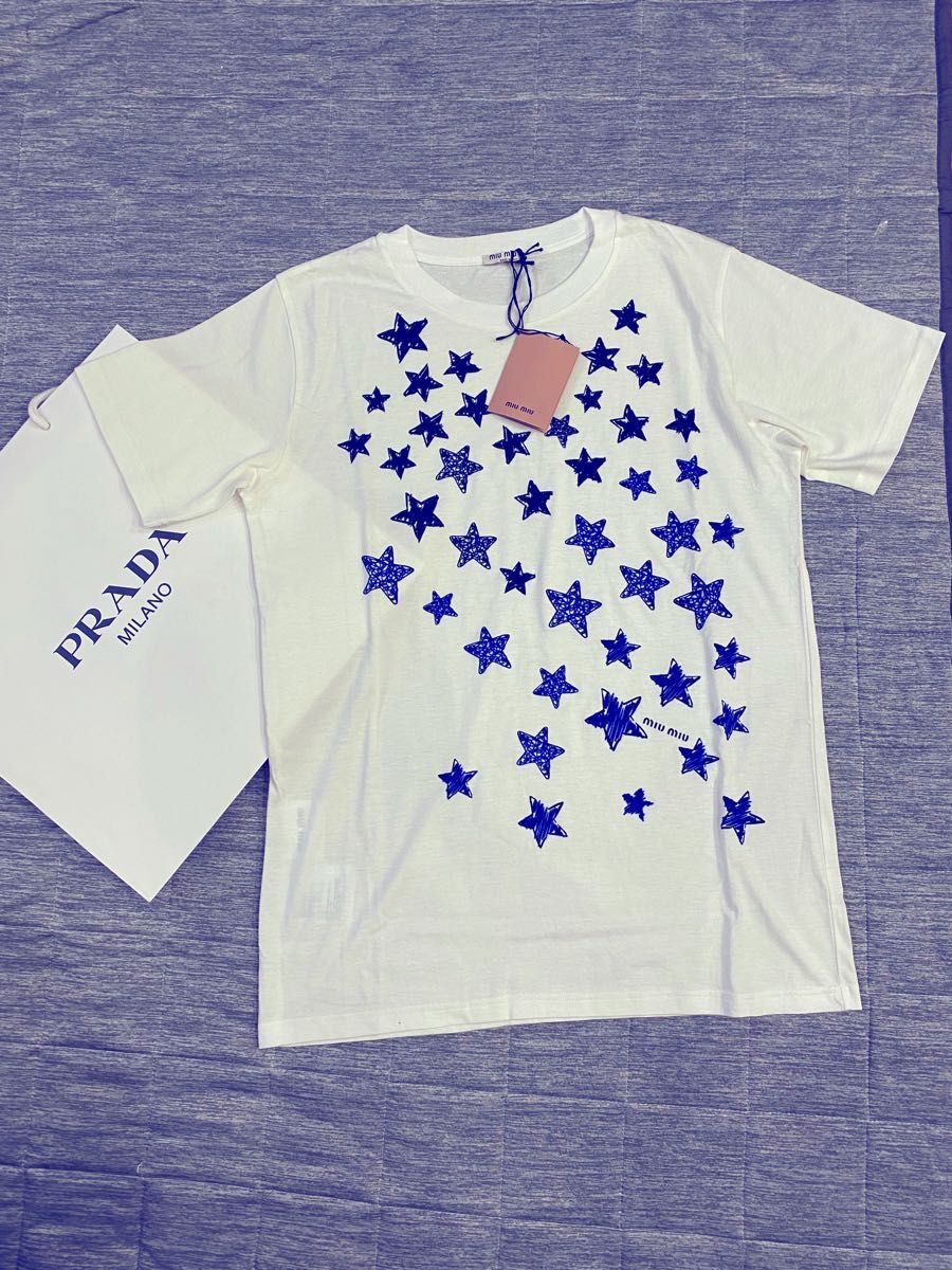 miumiu 星柄Ｔシャツ新品未使用です｜PayPayフリマ