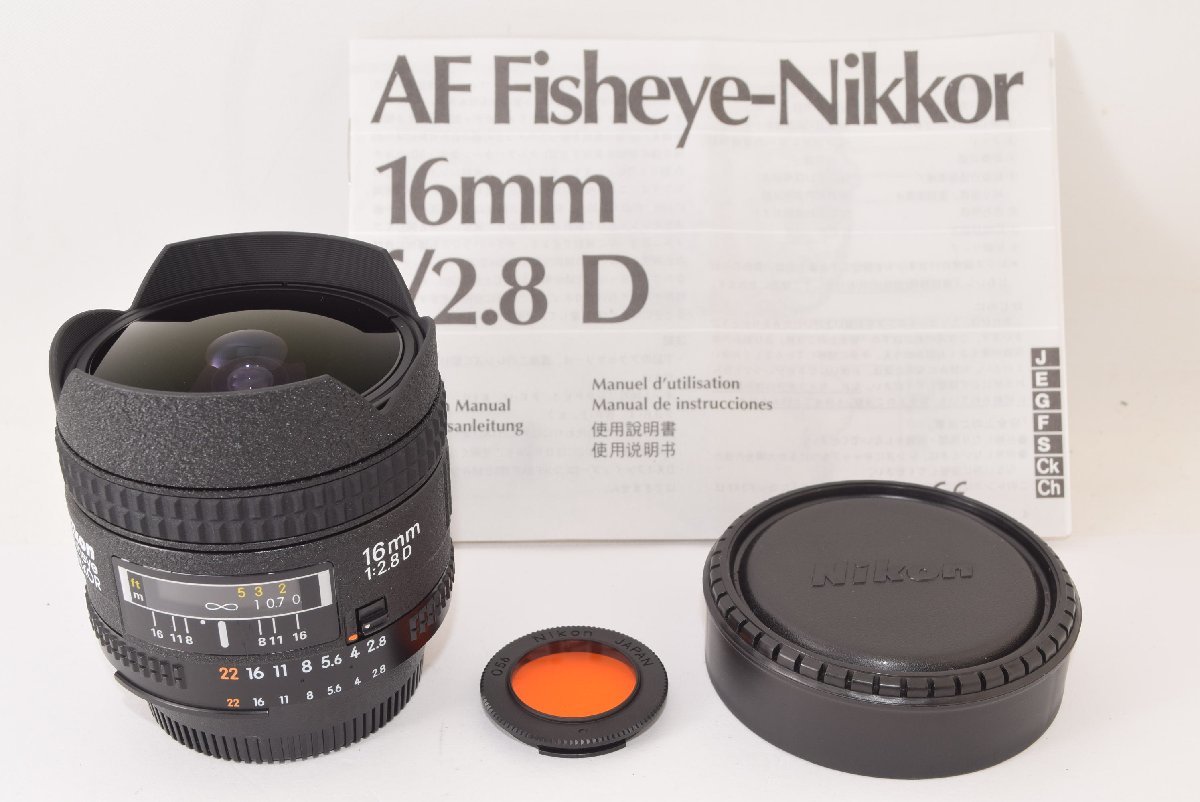 ☆新品級☆ Nikon ニコン AF Fisheye NIKKOR 16mm F2.8D 2303061