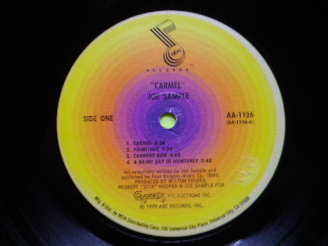 LP（輸入盤）/Ｊoe Sanple＜CARMEL＞　☆５点以上まとめて（送料0円）無料☆_画像4