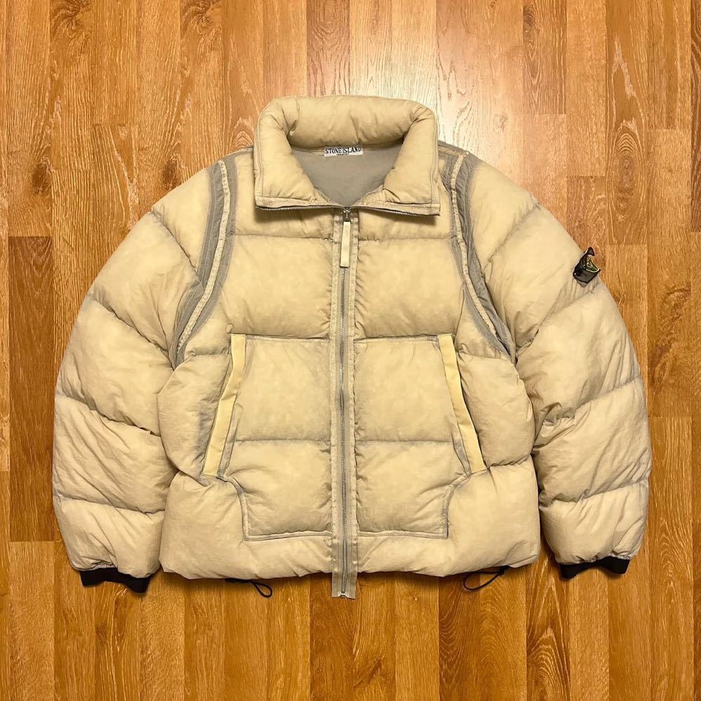 2007AW VINTAGE STONE ISLAND OPAQUE NYLON TELA GOOSE DOWN PUFFER