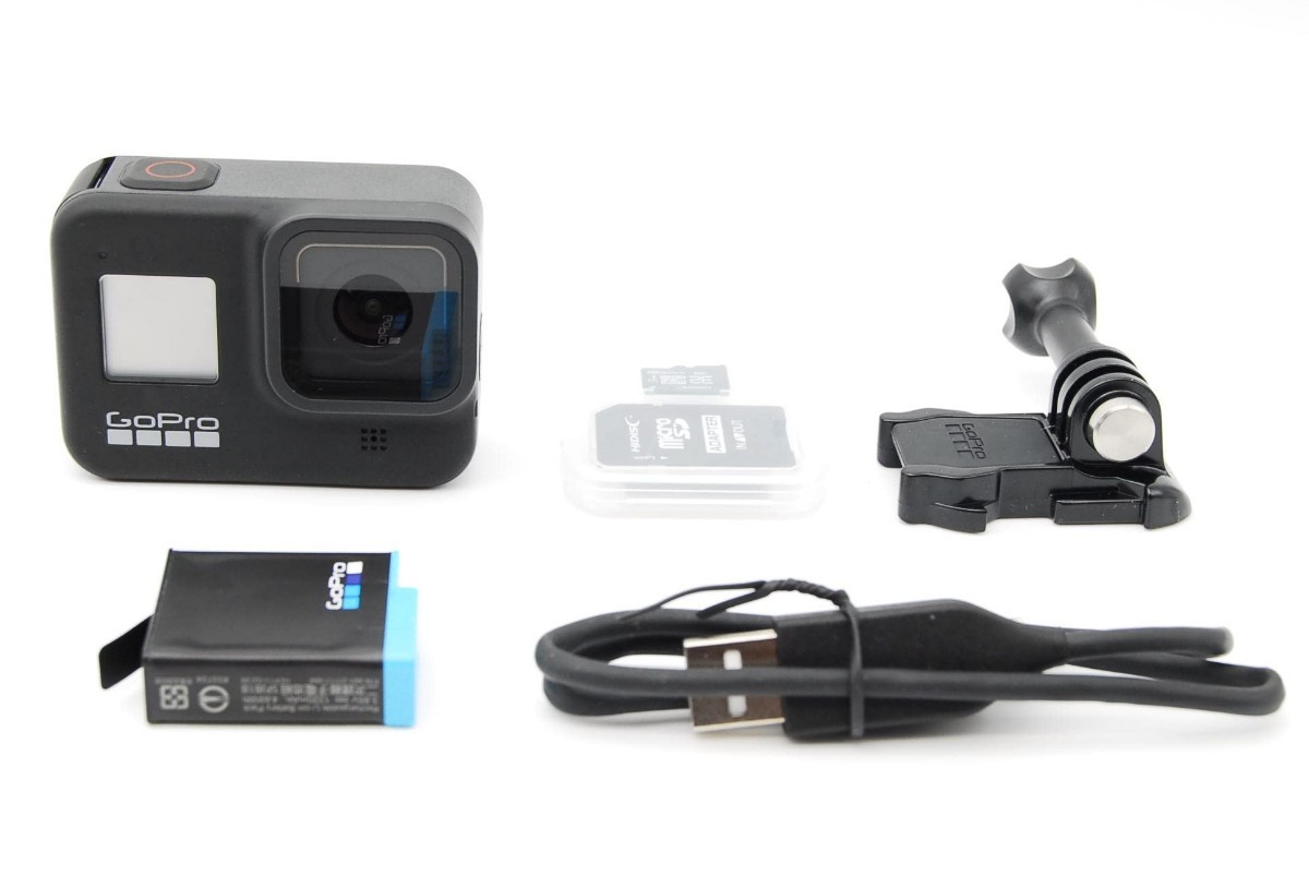 未使用展示品】GoPro ゴープロ HERO8 Black ゴープロ ヒーロー8 ブラック ウェアラブル アクション カメラ CHDHX-801  管:1128