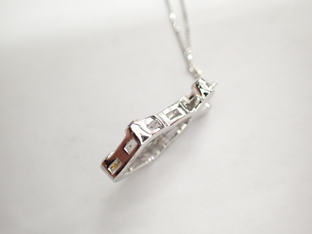 美品 Pt850×Pt900 ダイヤ合計0.573ct ネックレス_画像4