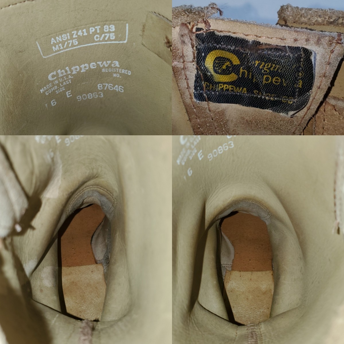 830 【6E】PT83 チペワ CHIPPEWA エンジニアブーツ 24㎝位 黒 830 【6E】PT83 チペワ CHIPPEWA エンジニアブーツ 24㎝位 黒