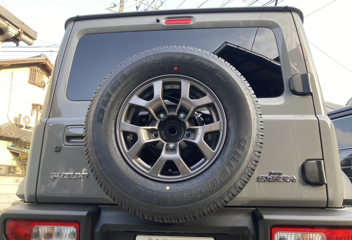 ジムニー シエラ 純正ホイール 1本 新車外し JB74 スペアタイヤ ジムニー シエラ 純正ホイール 1本 新車外し JB74 スペアタイヤ