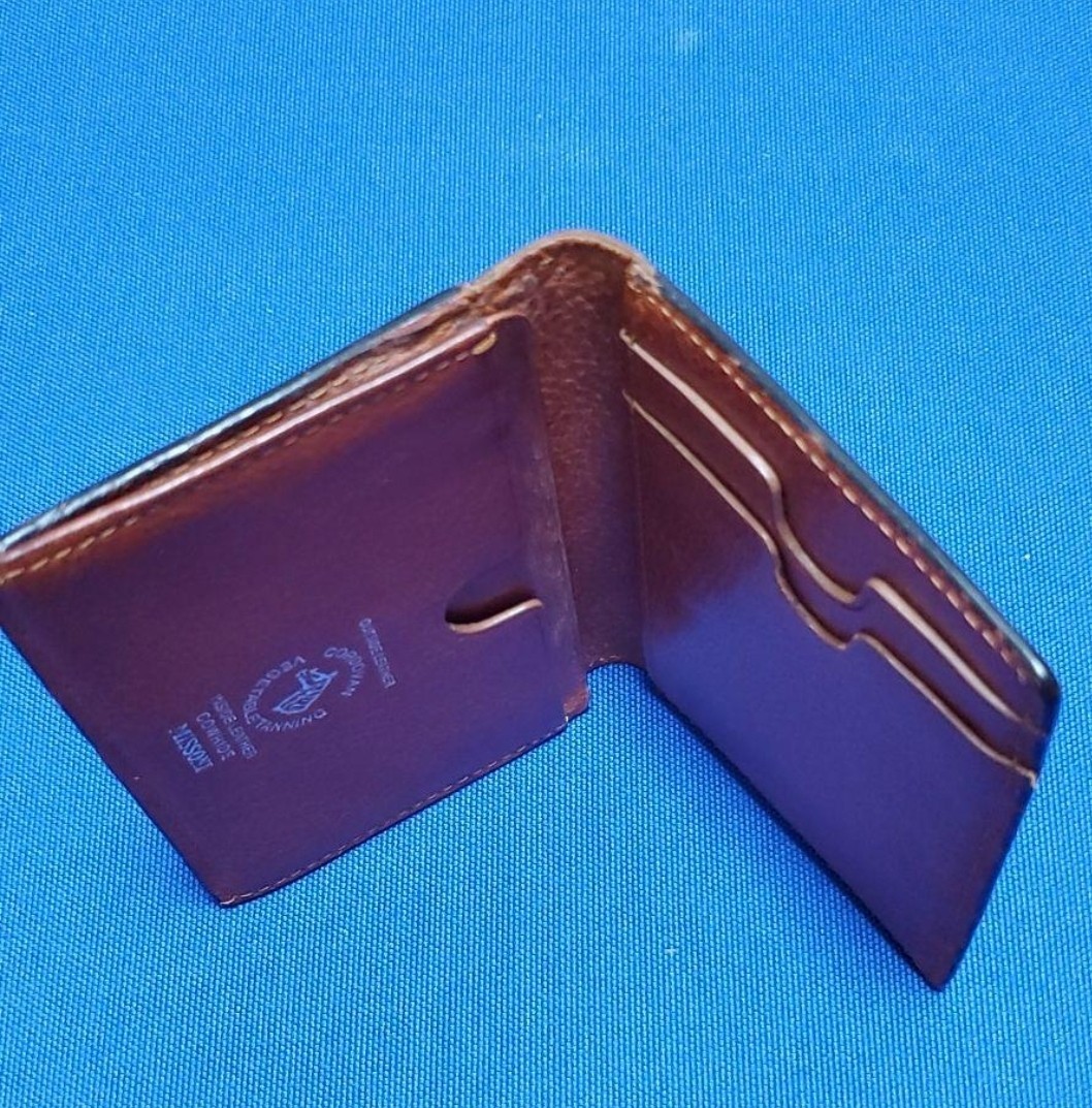 値下げしました。コードバン革 2点セット イタリアMISSONI製 二つ折り財布＆名刺入れ