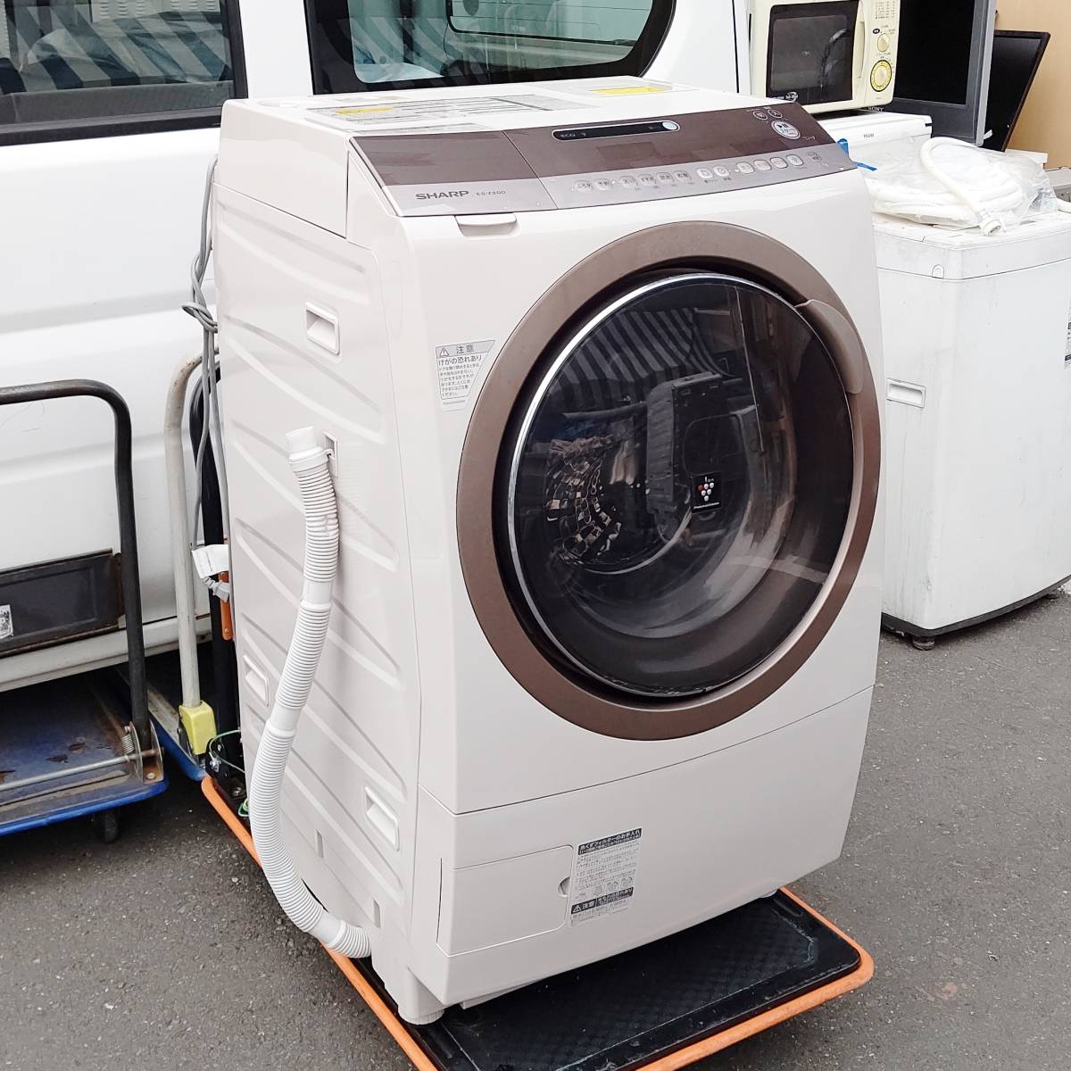 SHARP/シャープ/9kgドラム式洗濯乾燥機/ES-Z200-NR/洗濯機】 | www