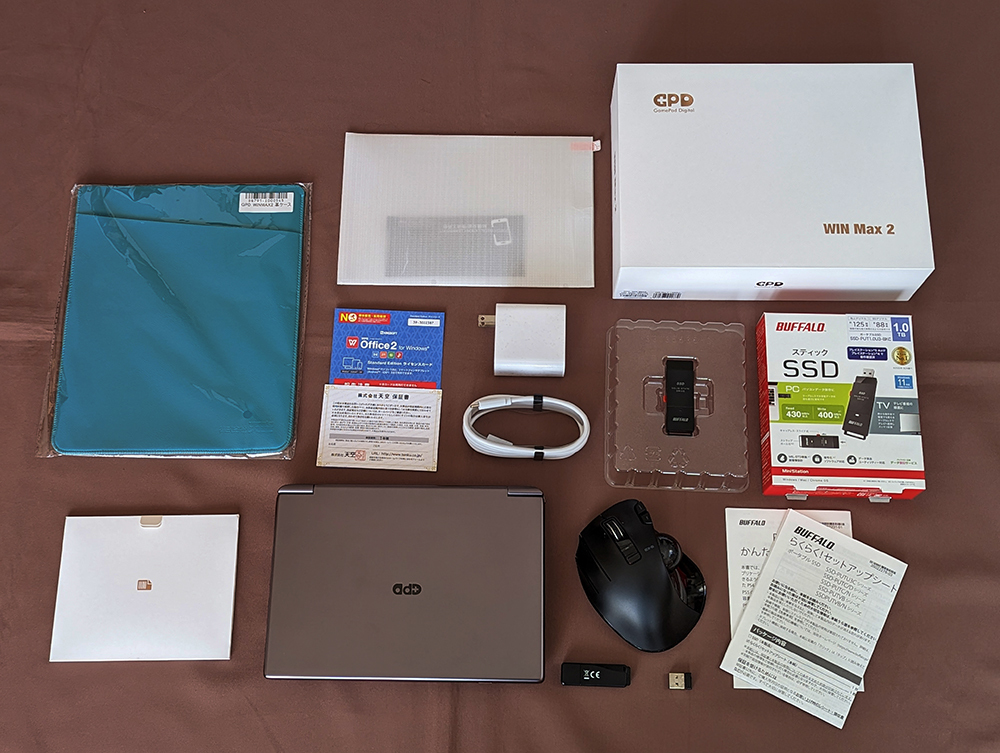 爆買い送料無料爆買い送料無料GPD Win Max2 16GB 1TB SSD 1TB 国内代理