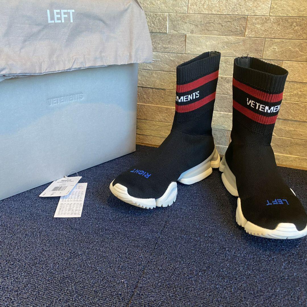 定番のお歳暮&冬ギフト 美品 箱付き VETEMENTS 靴 シューズ