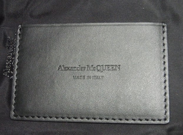 極美☆Alexander McQueen アレキサンダー マックイーン グラフィティ ロゴ トートバッグ_画像8