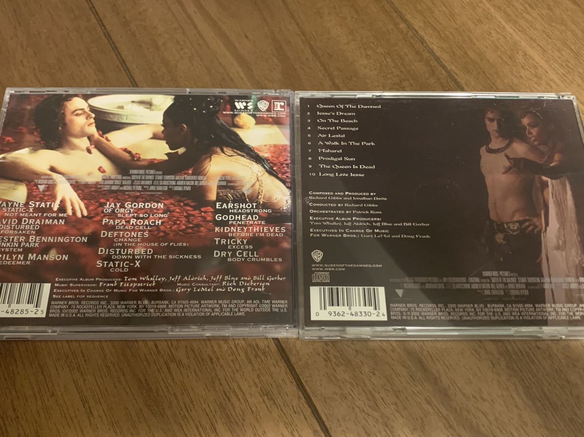 CD「クイーン・オブ・ザ・ヴァンパイア Queen of the Damned」2枚セット リチャード・ギブス 即決！の画像2