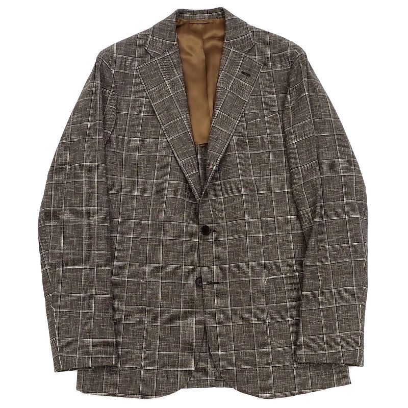 お気に入り B0454S 新品 21SS BRISCOLA/カノニコ生地 ジャケット