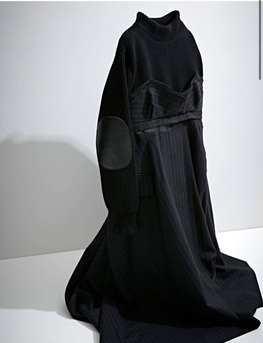 sacai WoolKnit ChalkStripeDress ワンピース www.junglaparkbolera.com