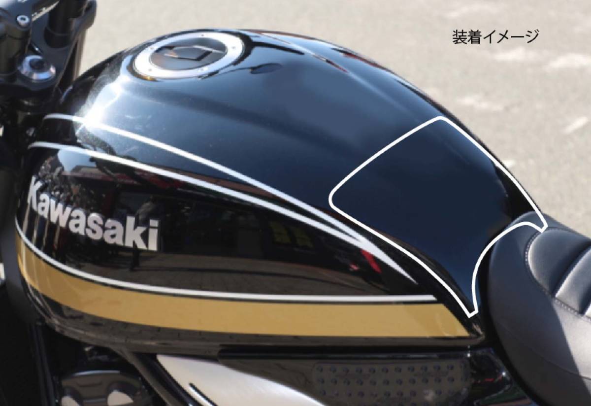 Z900RS キャンディトーンブルー 青玉虫カラー カーボンタンクパッド