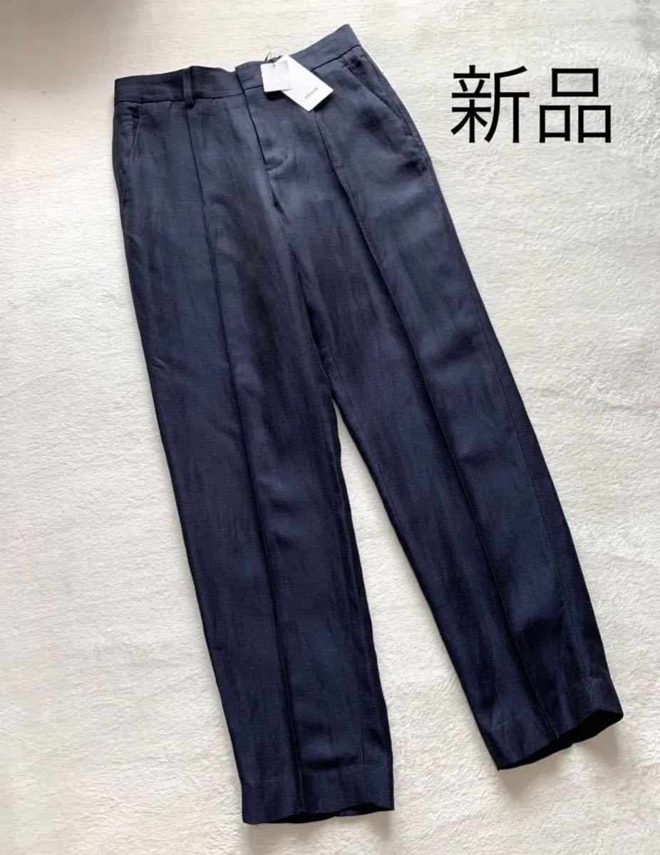 新品タグ付】ebure エブール ロンハーマン アセテートリネン