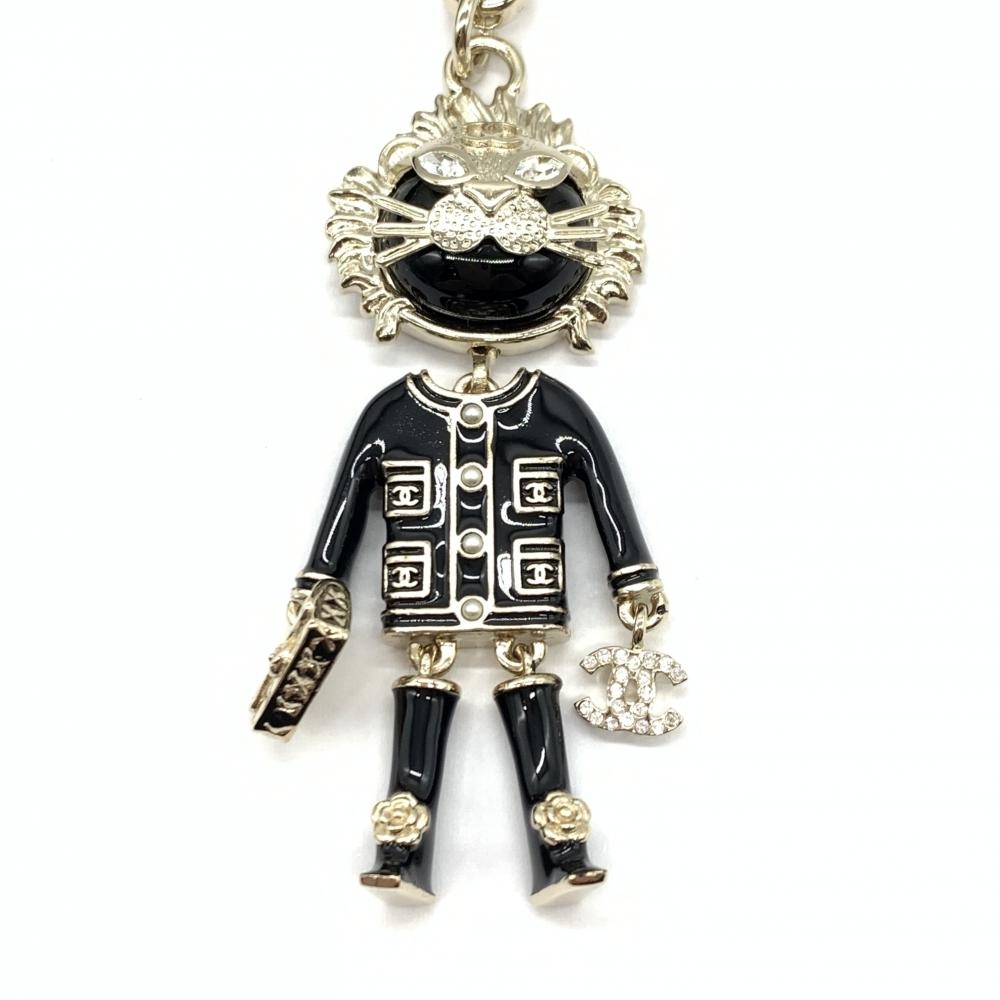 未使用 CHANEL シャネル ライオンキーホルダー チャーム ココマーク