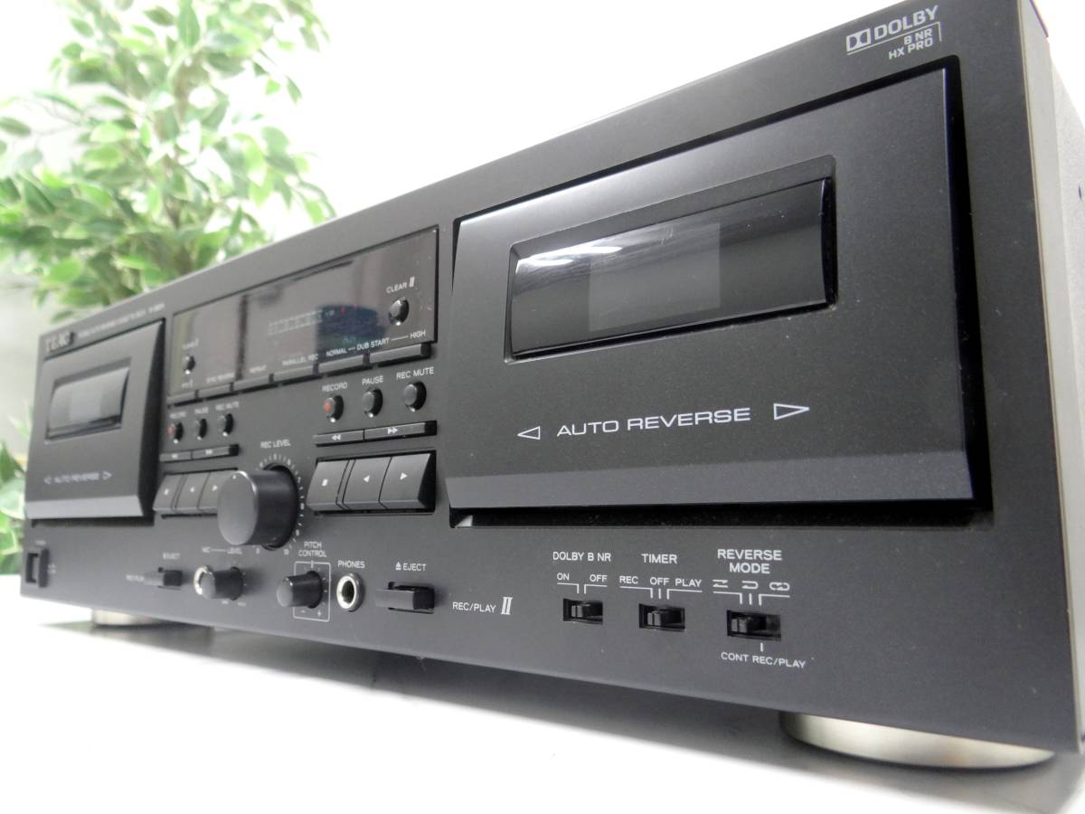 安い 激安 プチプラ 高品質 TEAC カセットデッキ ダブルオートリバース