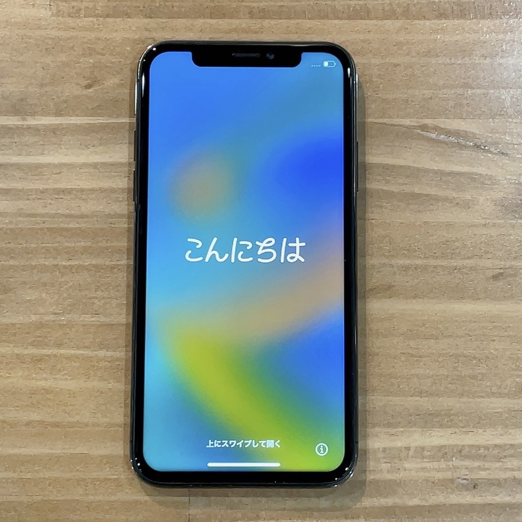 100%バッテリーiPhone X 256GB SIMロック解除 スペースグレー - 通販