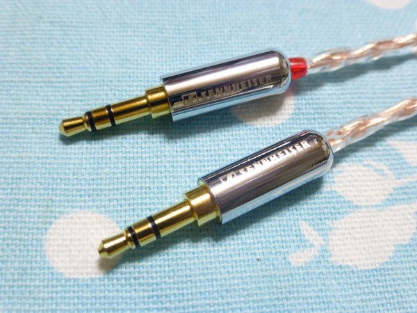 4.4mm5極 (メス) → 3.5mm×2 PHA-3 SU-AX01 TA-ZH1ES 変換ケーブル 102SSC 八芯 編み込み トープラ販売 ジャック_画像2