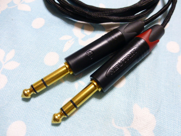 4.4mm5極 (メス) → MYTEK iFi Audio Pro iCAN 6.3mm×2 変換ケーブル 7N OCC 銀コート 150cm ディックス PENTACONN NP3X-B Neutrik 変更可_画像3