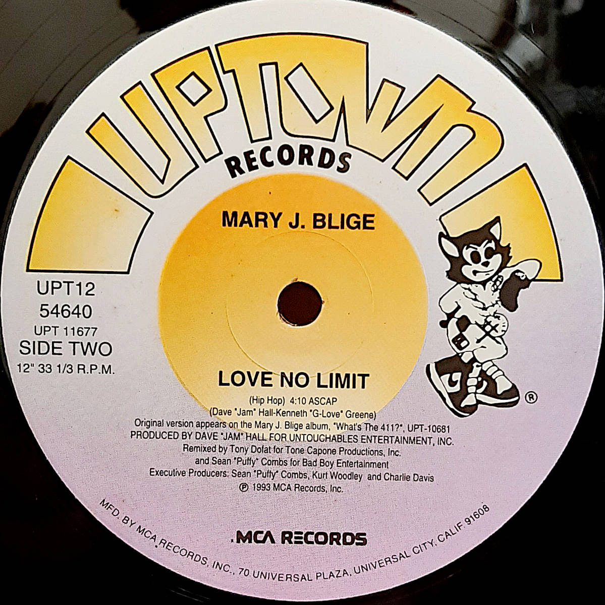 即決送料無料【USオリ盤12インチレコード】Mary J. Blige - Love No Limit (3ver.) (93年) / 90's R&B 名曲 メアリー・J. ブライジ VINYL_画像7
