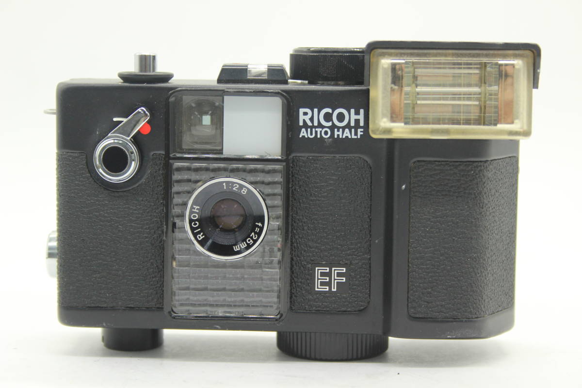 【訳あり品】 リコー Ricoh Auto Harf EF 25mm F2.8 コンパクトカメラ C2962_画像2
