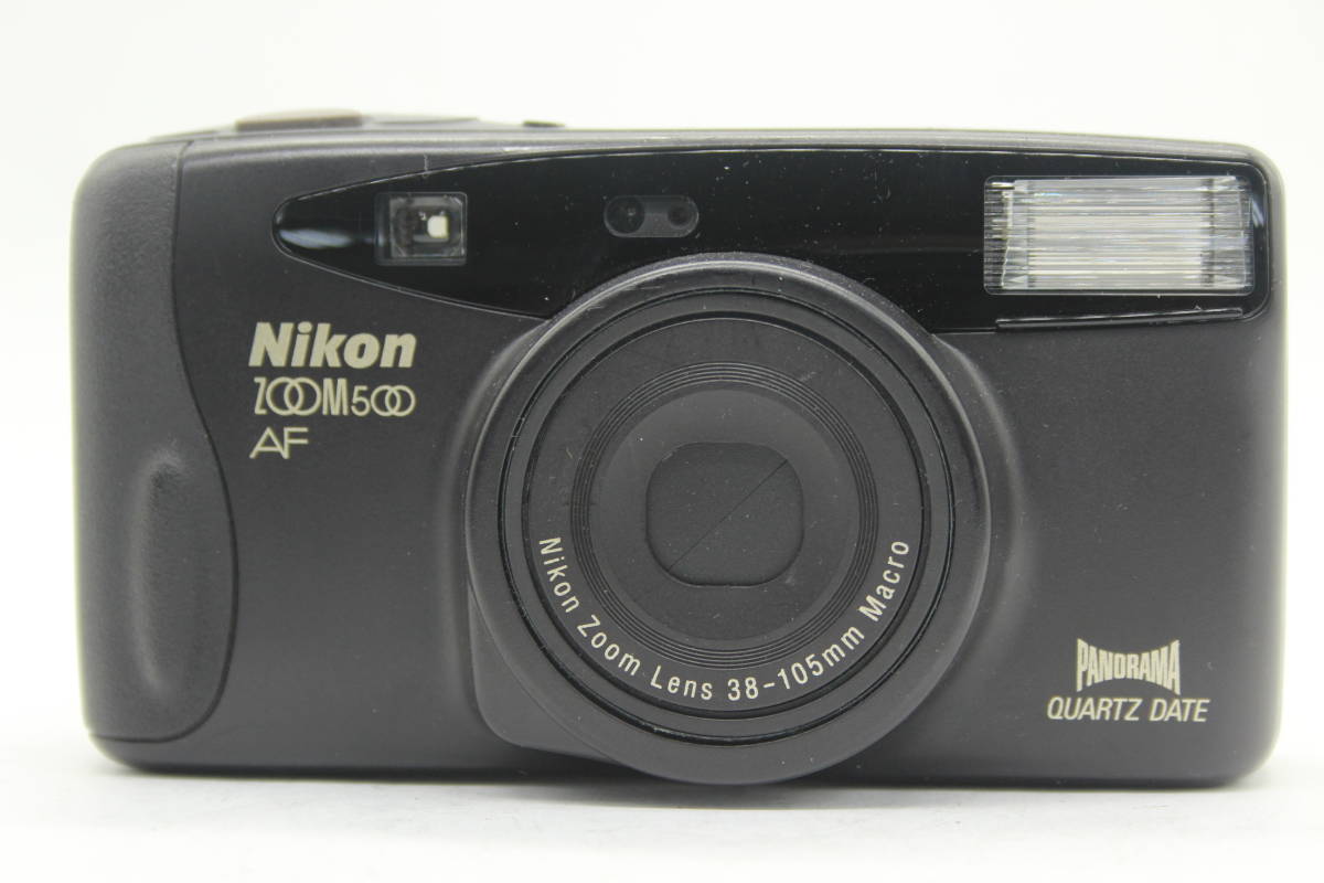 【返品保証】 ニコン Nikon Zoom 500 AF Panorama Quartz Date 38-105mm Macro コンパクトカメラ C2967_画像2