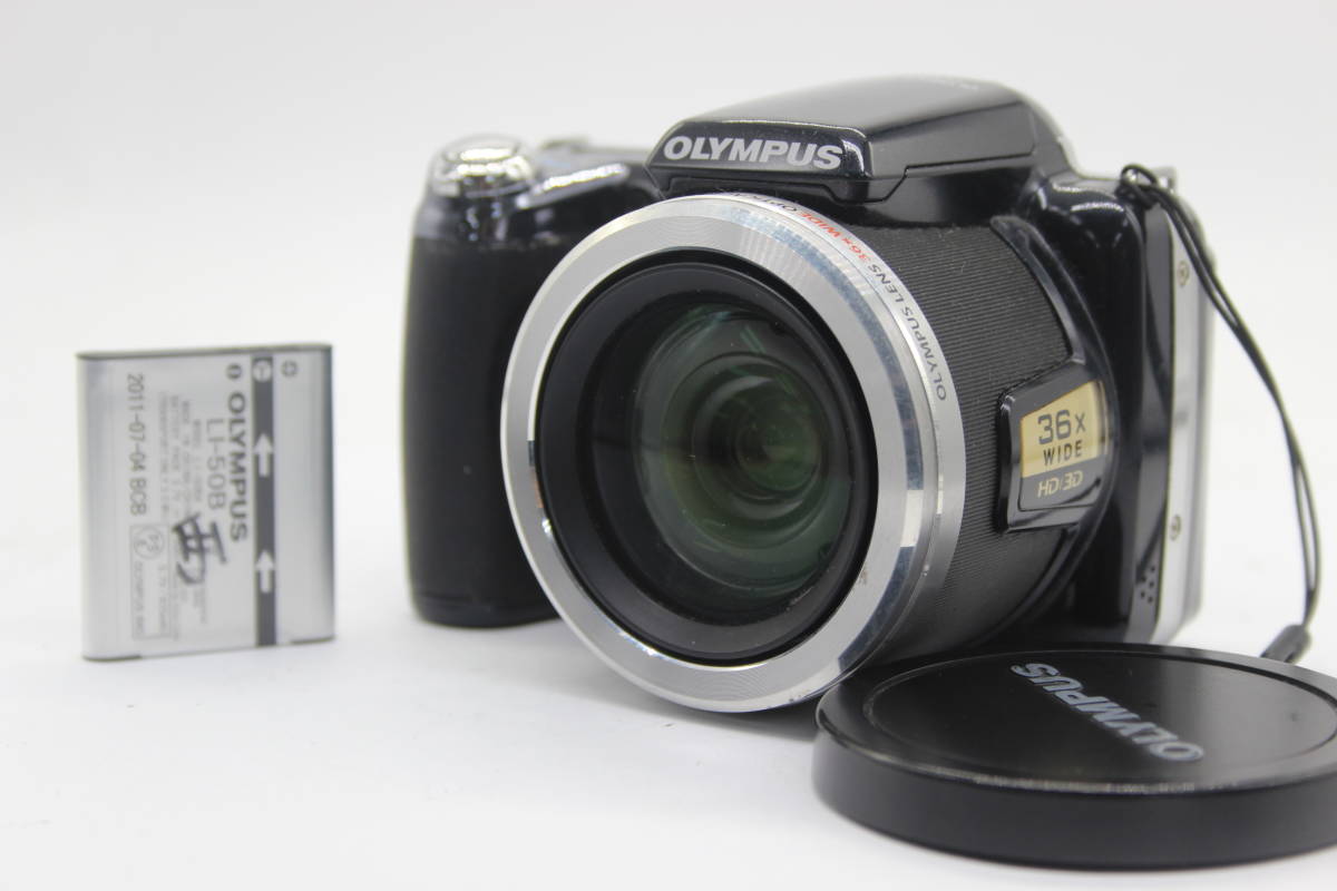 【返品保証】 オリンパス Olympus SP-810UZ 36x Wide バッテリー付き SDカード4GB付き コンパクトデジタルカメラ C3381