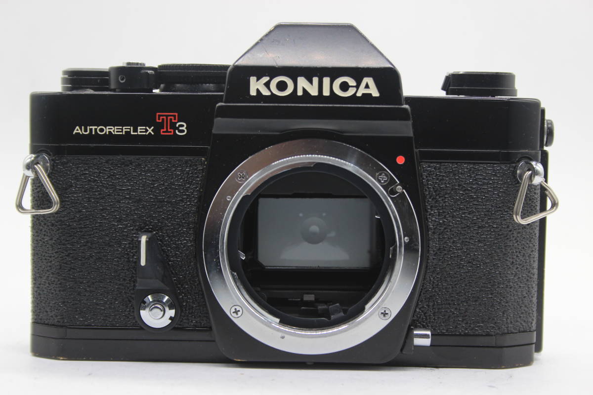 【返品保証】 コニカ KONICA AUTOFLEX T3 ブラック HEXANON AR 50mm F1.4 ボディレンズセット C3542_画像2