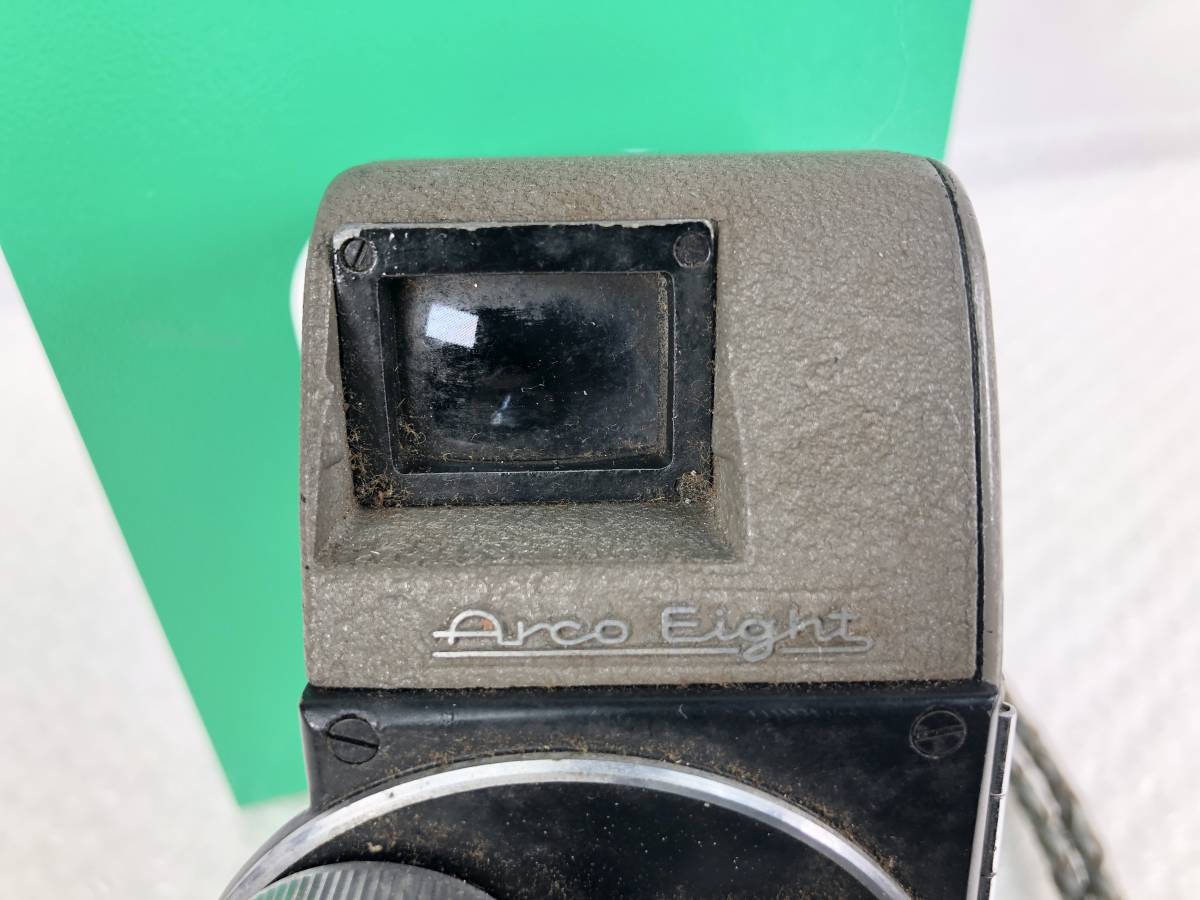 0306A【中古】Arco Eight アルコエイト 手巻き式 8mm シネカメラ △ムービーカメラ/コレクター放出品/3眼レンズ/8ミリフィルムカメラ/人気の画像3