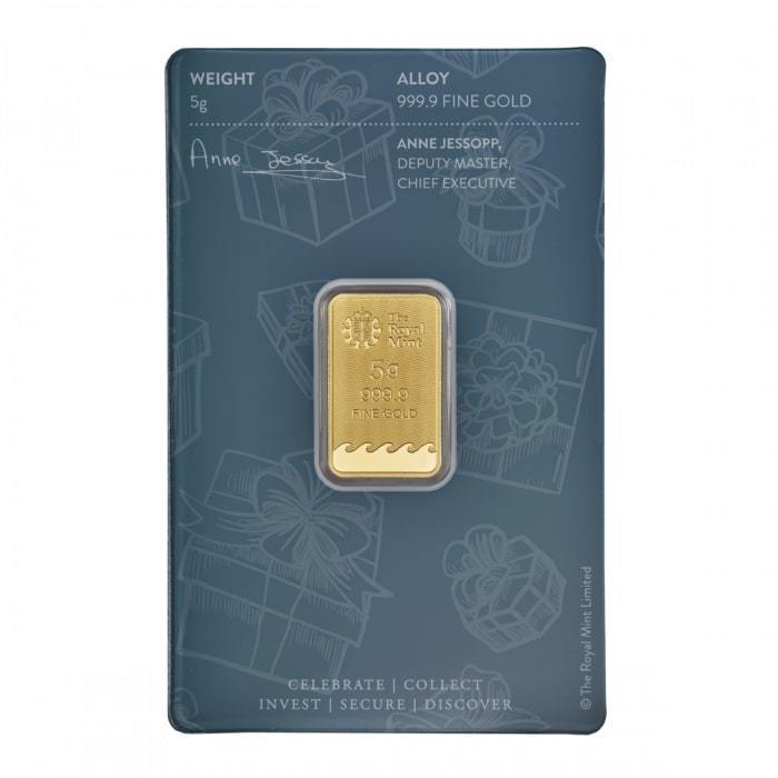 [ written guarantee attaching .] ( new goods ) England [ Britannia * birthday design ] original gold 5 gram bar 