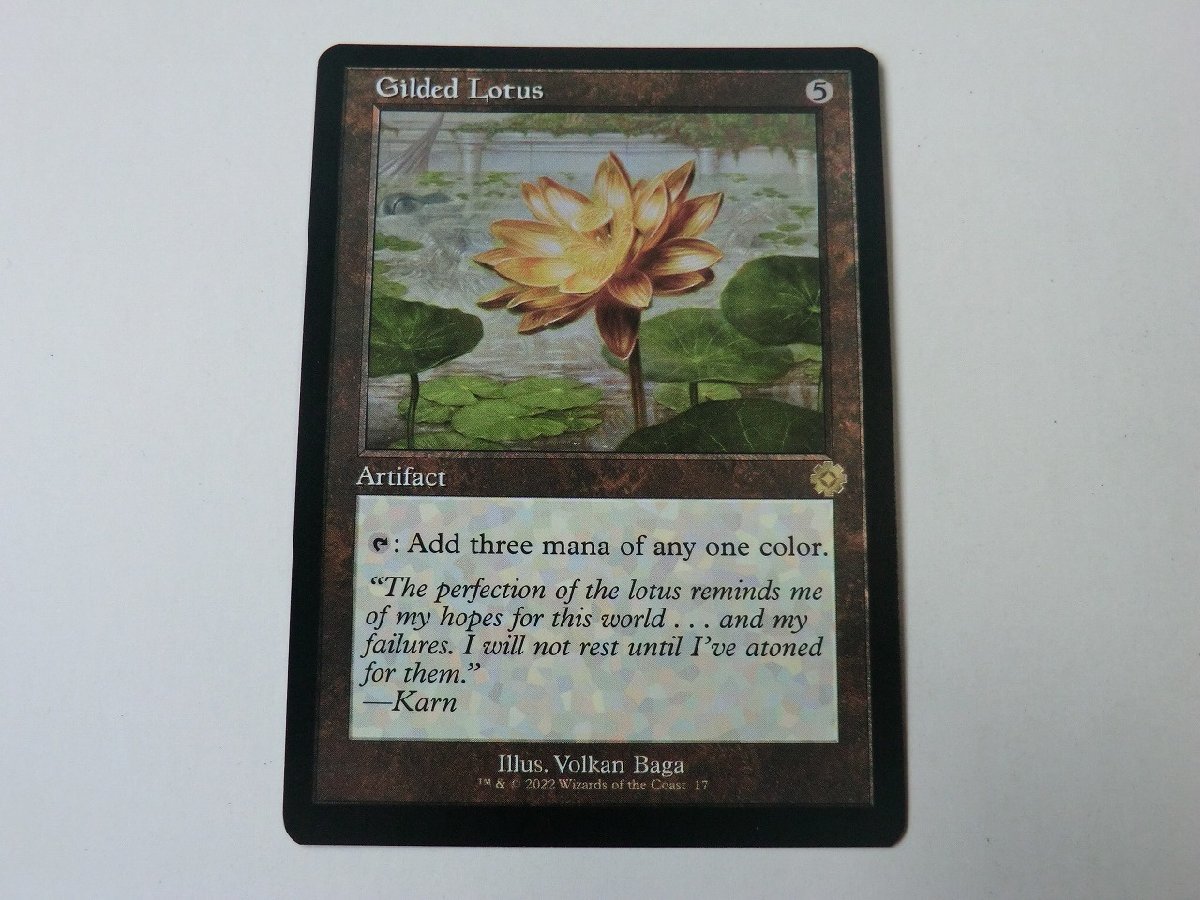 MTG 美品 【金粉の水蓮】 （レア） 兄弟戦争 BRO 英 3枚迄_画像1