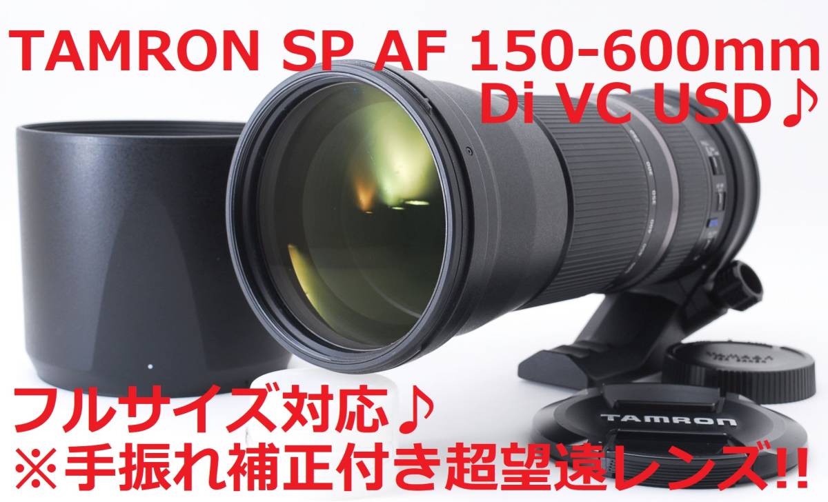 超望遠♪ Canon キャノン用 TAMRON SP 150-600mm F5-6.3 Di VC USD #5194