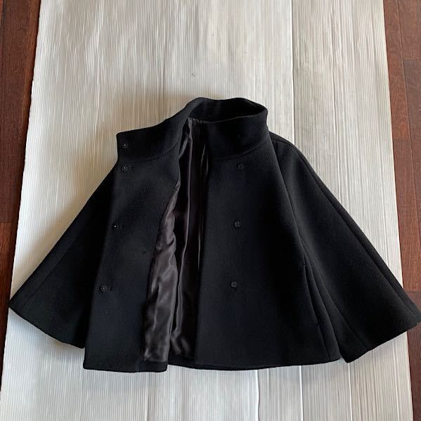 新品 ANAYI アナイ ショートコート ビーバー 黒 ブラック 34