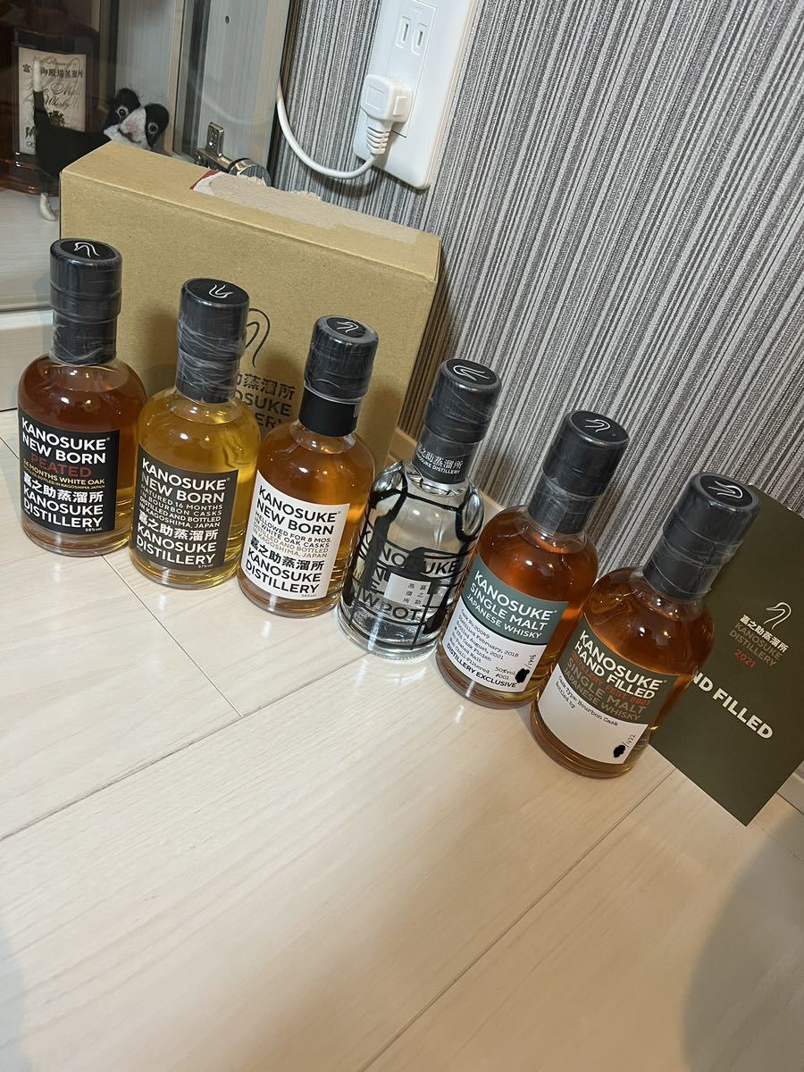 新品 未使用 嘉之助 6本セット 200ml 限定 希少品 ウイスキー 小正醸造