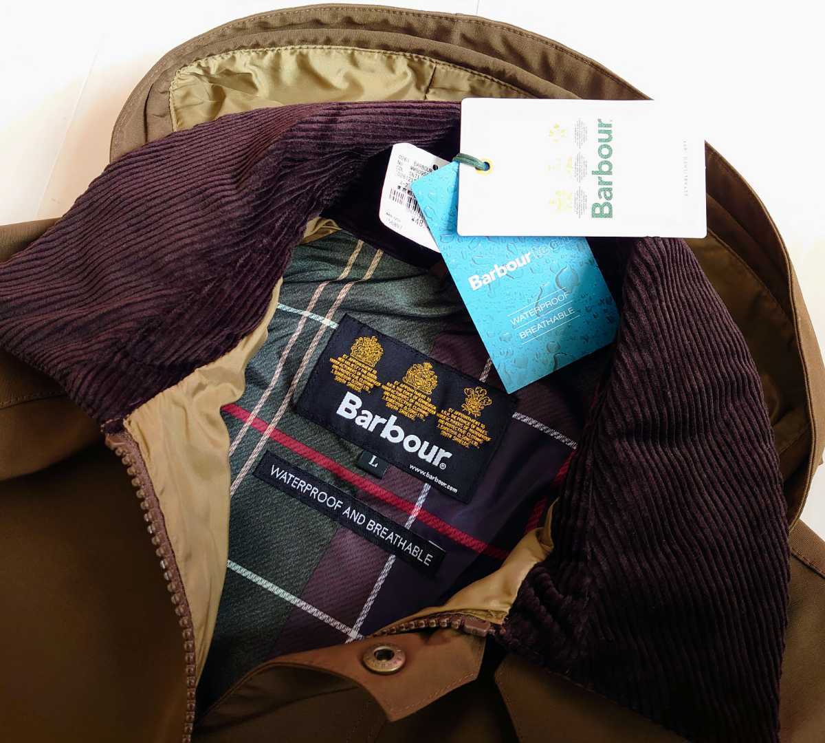 新品☆XL! Barbour ASHBY バブアー アシュビー ジャケット ノン