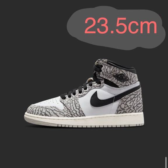 レッド系 エア ジョーダン1 HIGH OG ジュニア サイズ24(US6Y