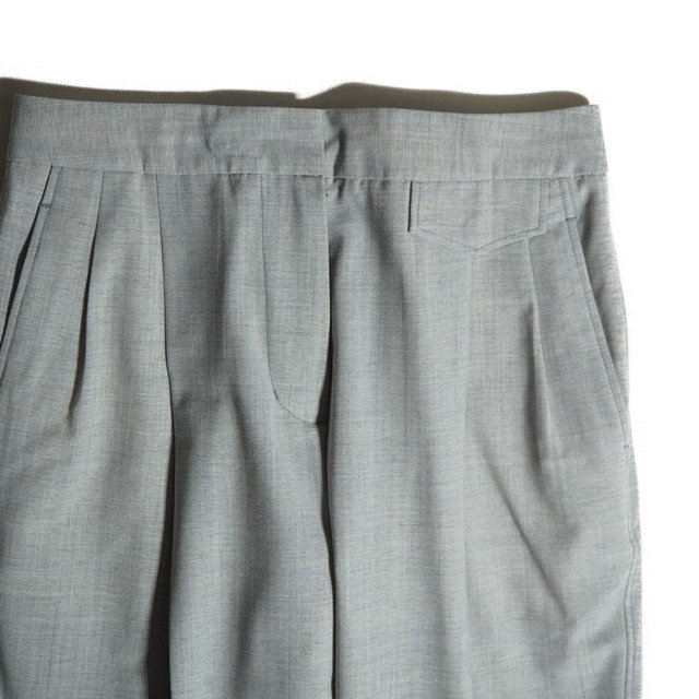 K2711f53 V3.1 Phillip Lim Philip rim V wool stretch tuck pants light gray 2 / Semi-wide lady's spring summer 