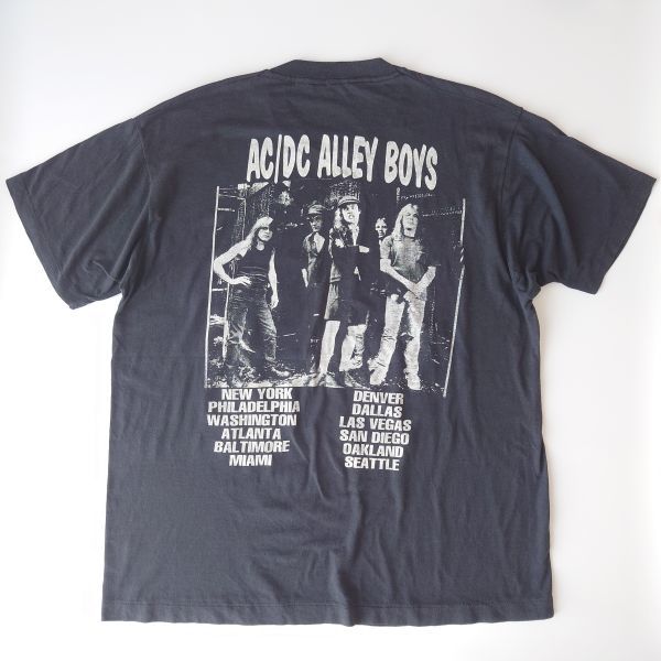 Tシャツ AC/DC バンT ビンテージ レア ブラック 黒 クラシック ロック