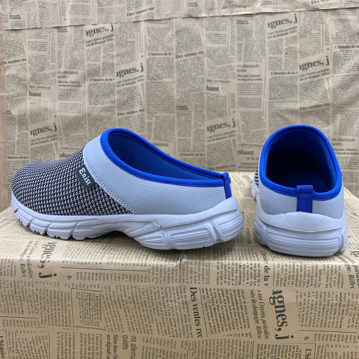  new goods men's S size 24.0-24.5cm light weight sabot sandals sport sandals sabot sneakers clog sandals clog shoes gray osw1269
