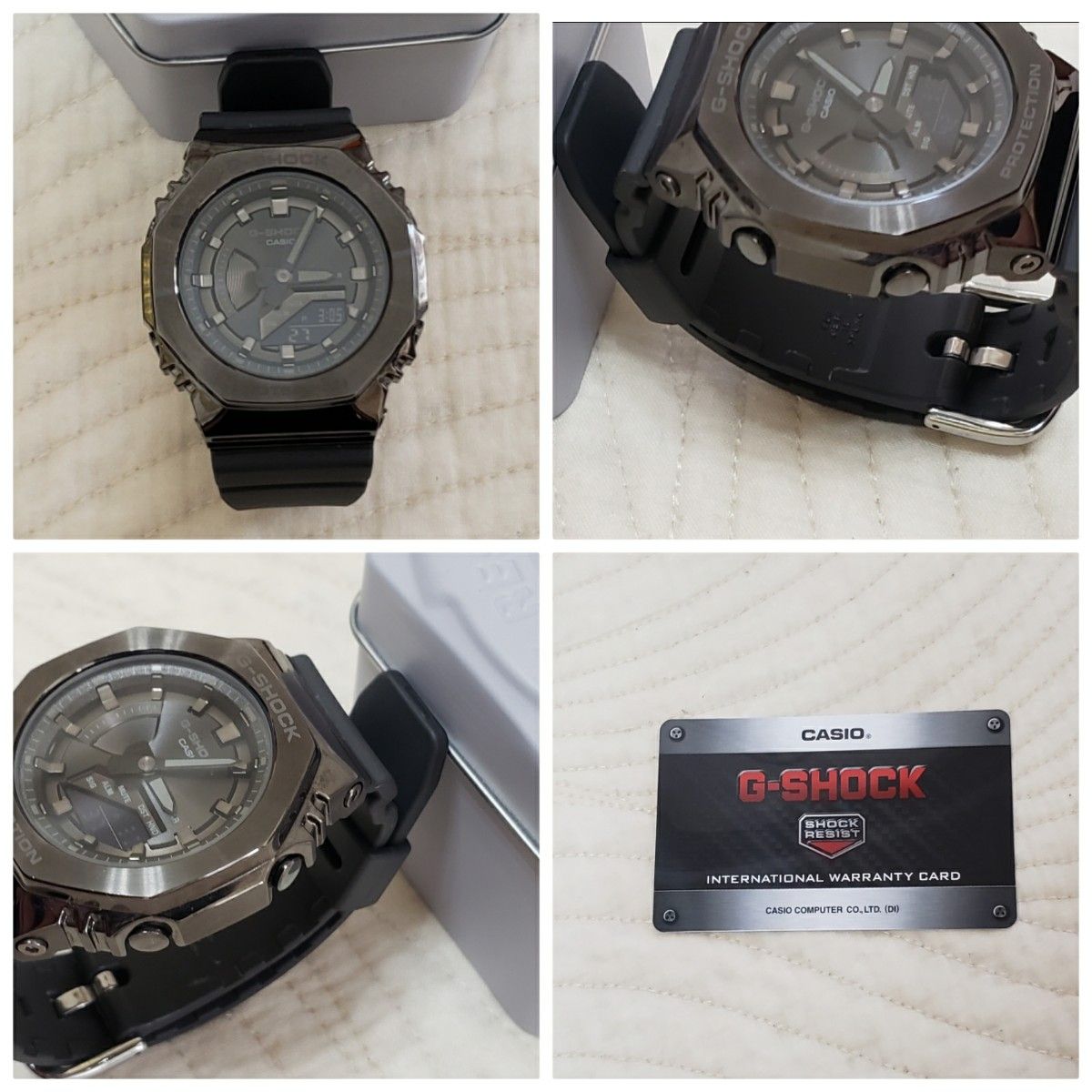 【値下げしました】【美品/最硬級・小型・薄型/オクタゴンCASIO G-SHOCK】GM-S2100B-8AJF/ブラック