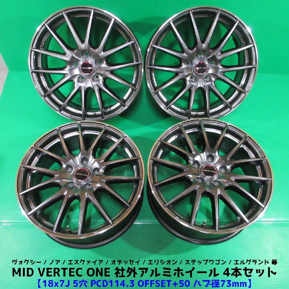 ヤフオク! - MID VERTEC ONE 18インチ 5穴PCD114...