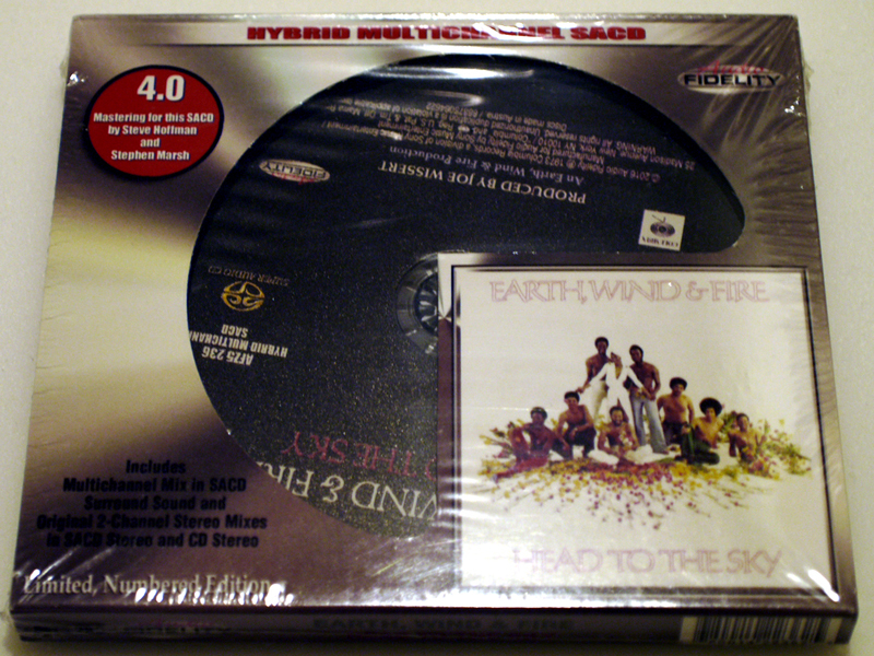  new goods * records out of production Audio Fidelity SACD Earth, Wind & Fire Head To The Sky (original stereo mixes & 4.0 quad ). earth Wind & fire -