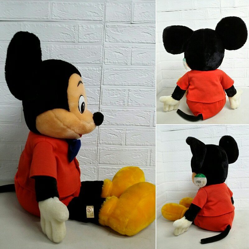  Tokyo солнечный and Star Mickey Mouse очень большой мягкая игрушка общая длина примерно 70cm подлинная вещь Disney Disney с биркой STUFFED DOLL