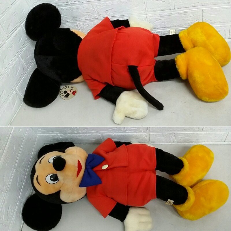  Tokyo солнечный and Star Mickey Mouse очень большой мягкая игрушка общая длина примерно 70cm подлинная вещь Disney Disney с биркой STUFFED DOLL