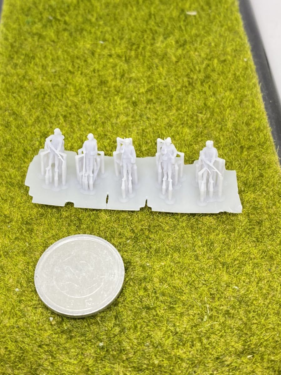 1/144レジンキット　未組立　未涂裝 WWⅡ ソ連軍　 兵士フィギュア5體　立番　行軍　ワールドタンクミュージアム　【同梱可能】