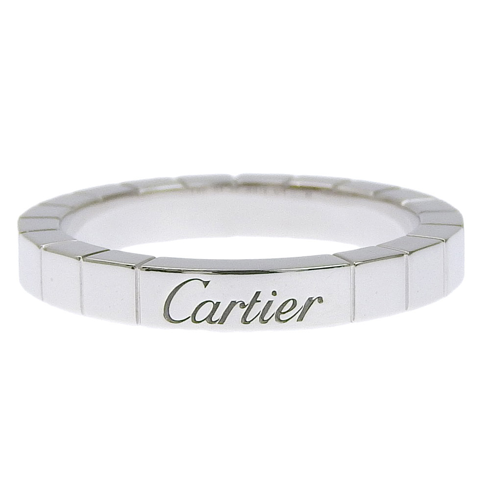 CARTIER カルティエ ラニエール リング・指輪 K18WG 14号 ユニセックス【52010520】