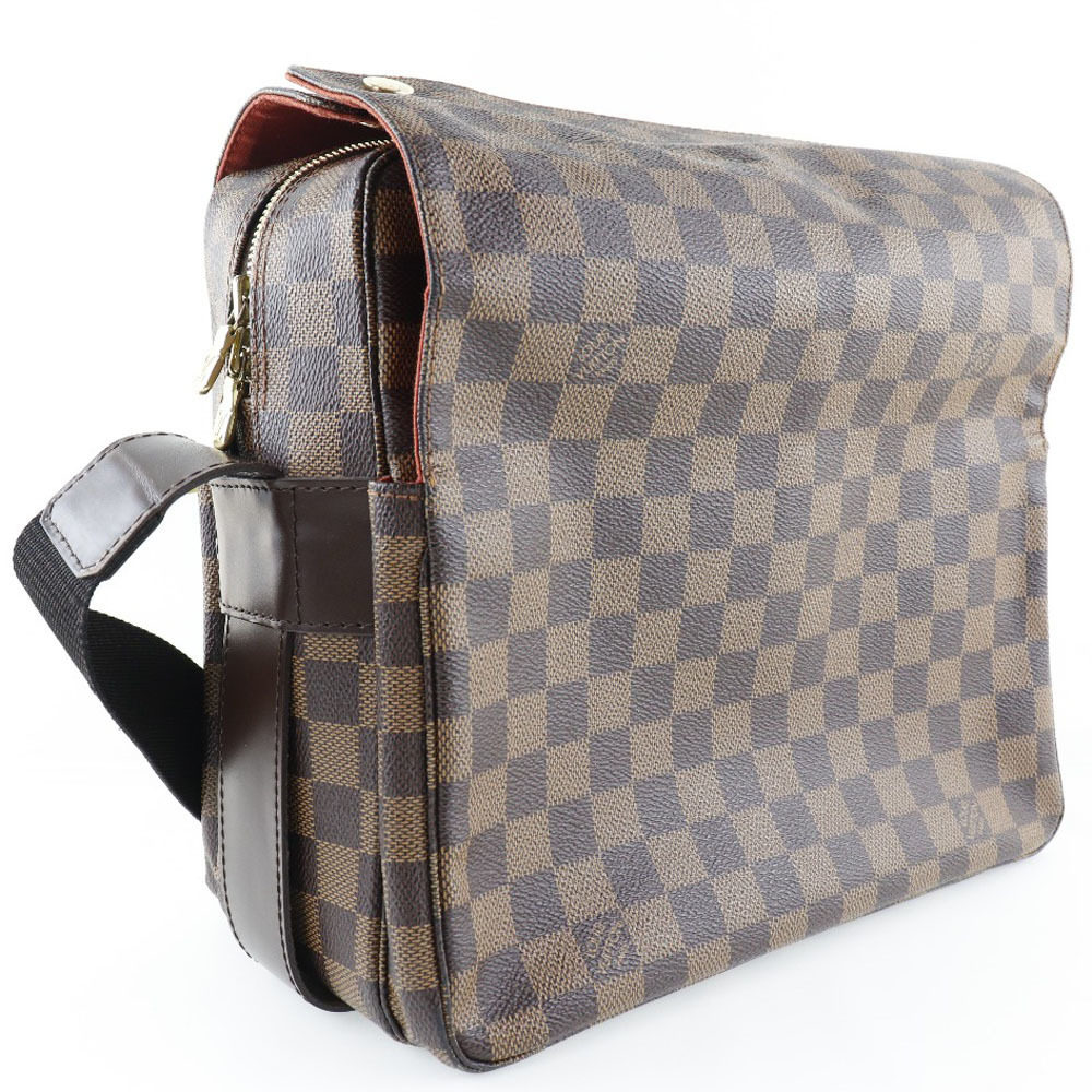 LOUIS VUITTON ルイ・ヴィトン ナヴィグリオ N45255 SR0034 ショルダーバッグ ダミエキャンバス 茶 ユニセックス【52160504】中古_画像3