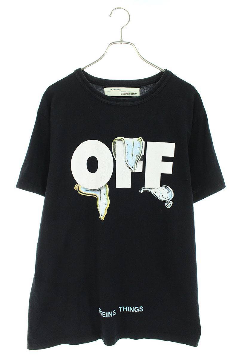 はラクマ OFF-WHITE - オフホワイト WeedArrowバックアロープリントT