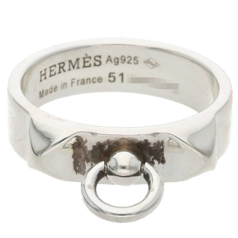 エルメス HERMES Collier de Chien PM サイズ:51/11号 コリエドシアンPMシルバーリング 中古 OM10