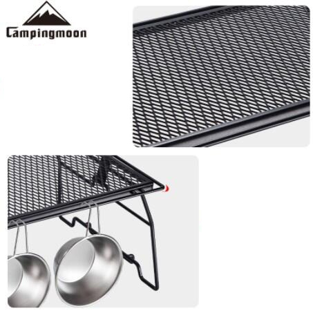 *CAMPING MOON* camping moon * iron . fire mesh table * iron field rack *T-238-1T* iron rack *5